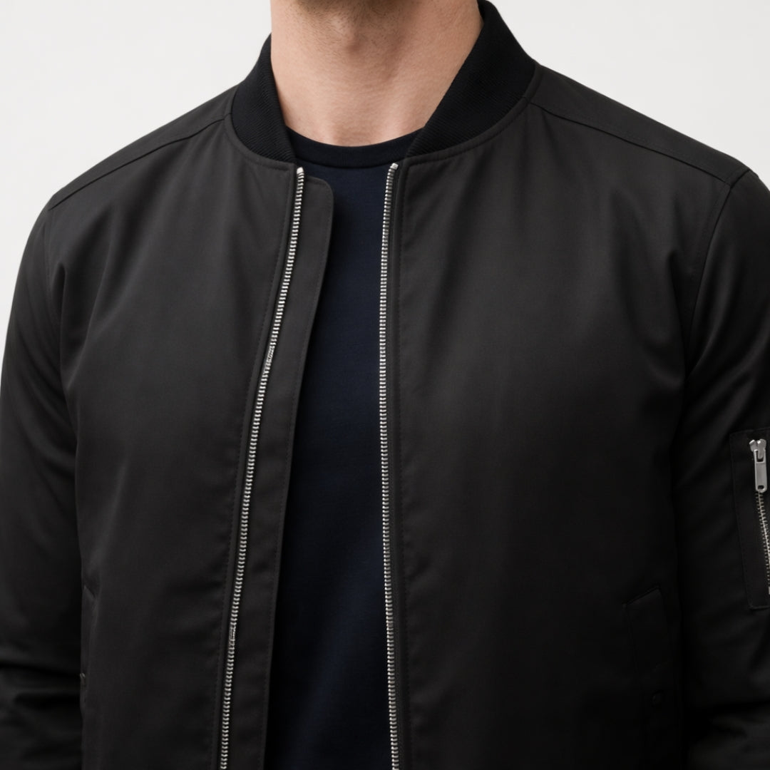 ELIO Cotton Zip-Up Bomber
