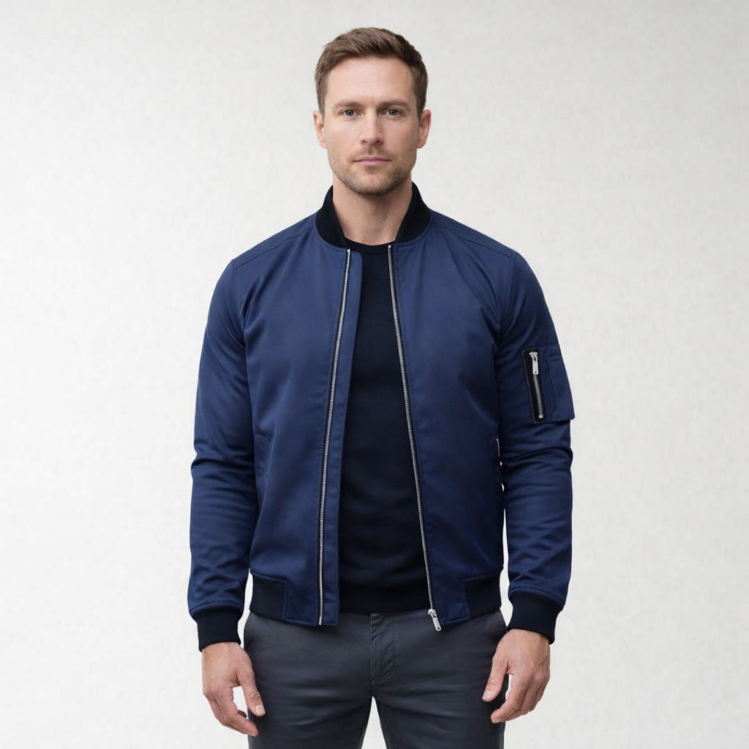 ELIO Cotton Zip-Up Bomber