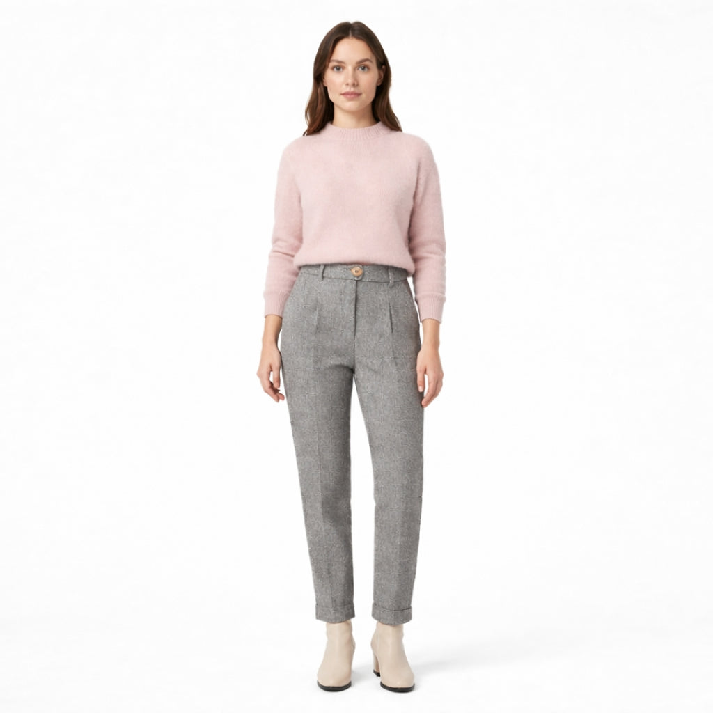 ELISE High Waist Straight Pants