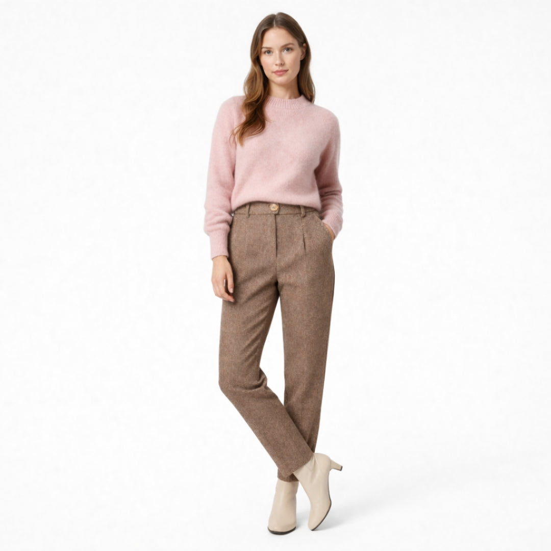 ELISE High Waist Straight Pants