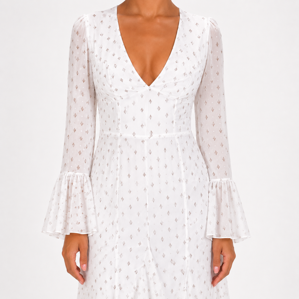 ELISENDA V-Neck Maxi Dress