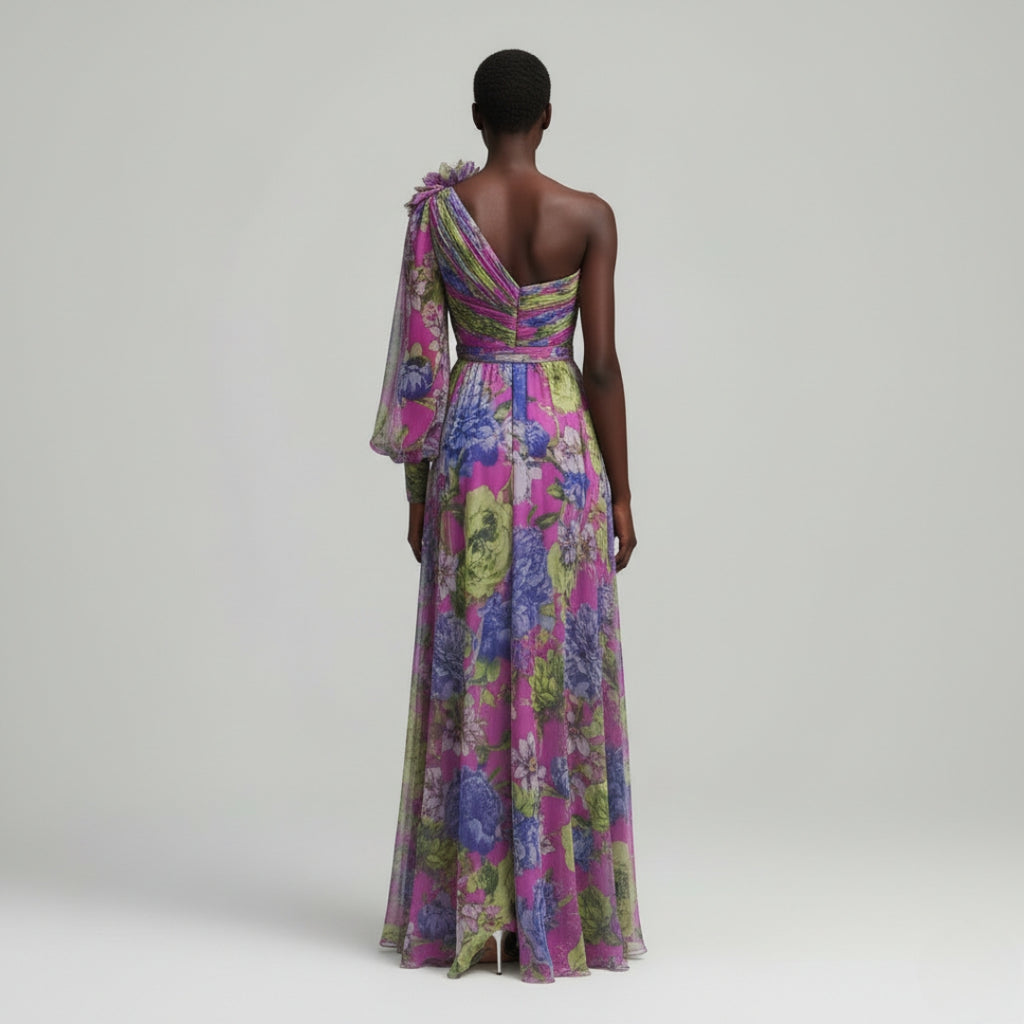 ELODIE V Neck Knitted Ankle Dress