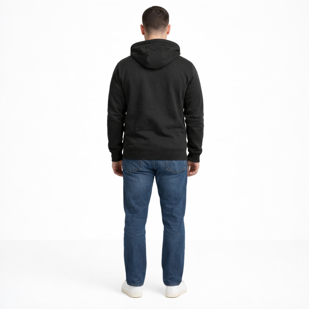 ENZO Geometric Polyester Hoodie