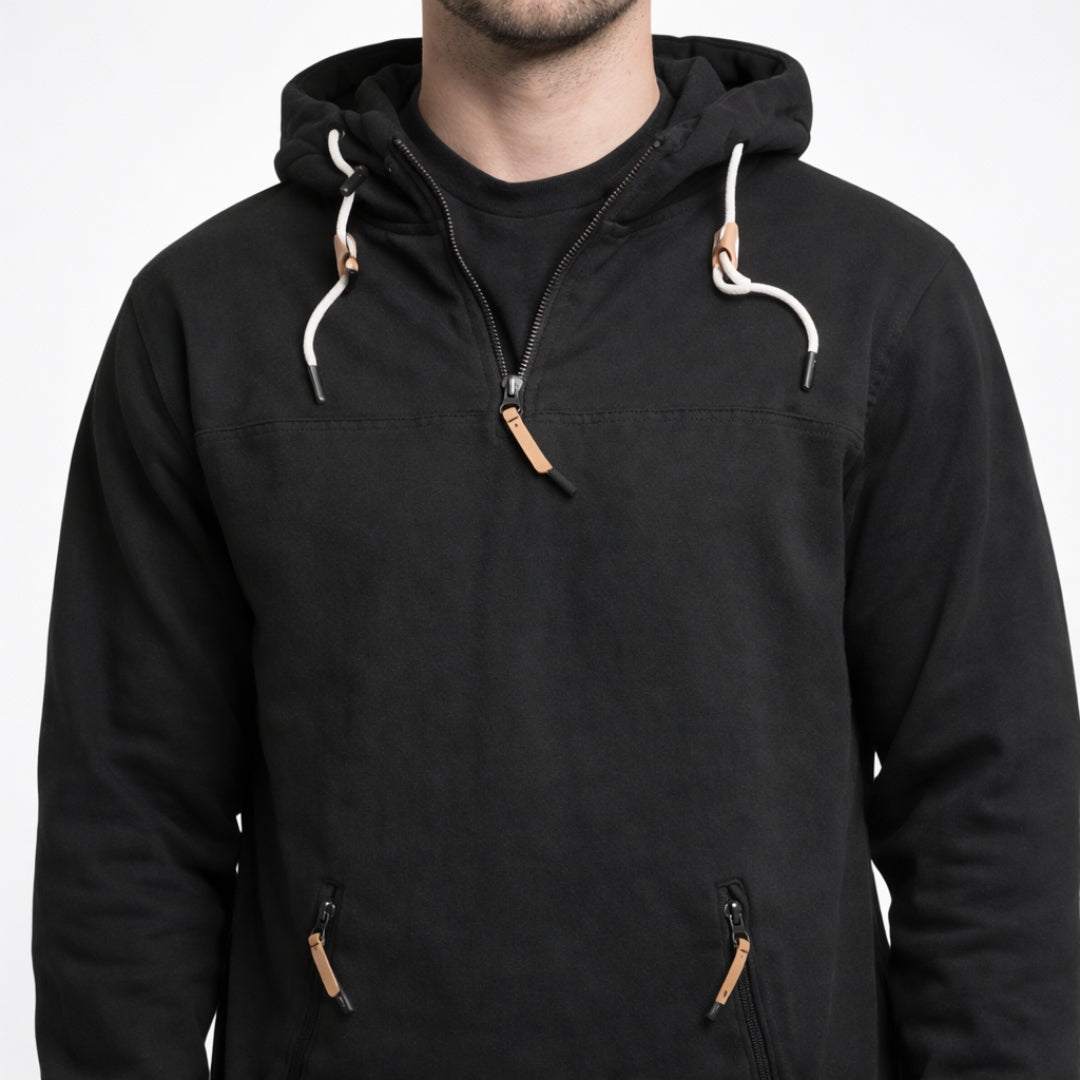 ENZO Geometric Polyester Hoodie