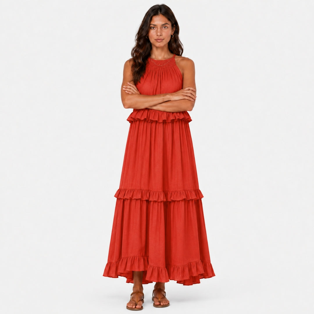 ESMÉE A-Line Lightweight Midi Dress