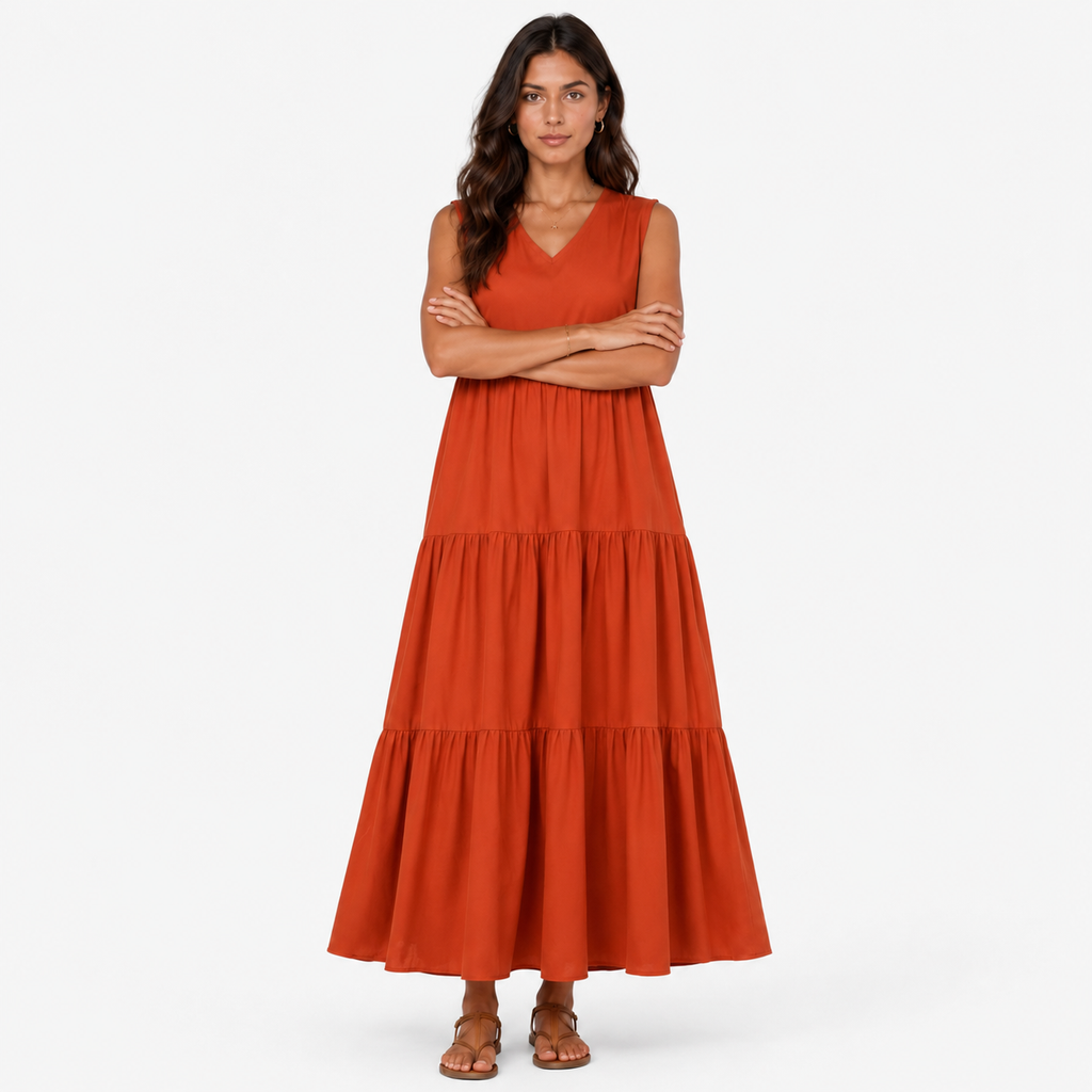 ESMÉE A-Line Lightweight Midi Dress