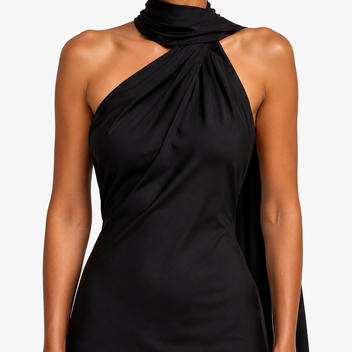 ESMÉE Backless Satin Maxi Dress