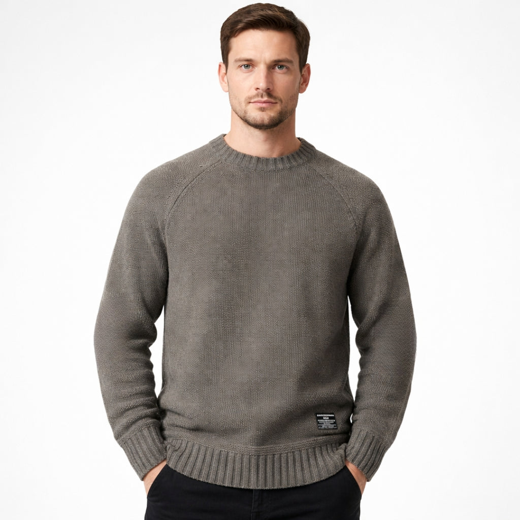 ETHAN Thick Knit Casual Sweater