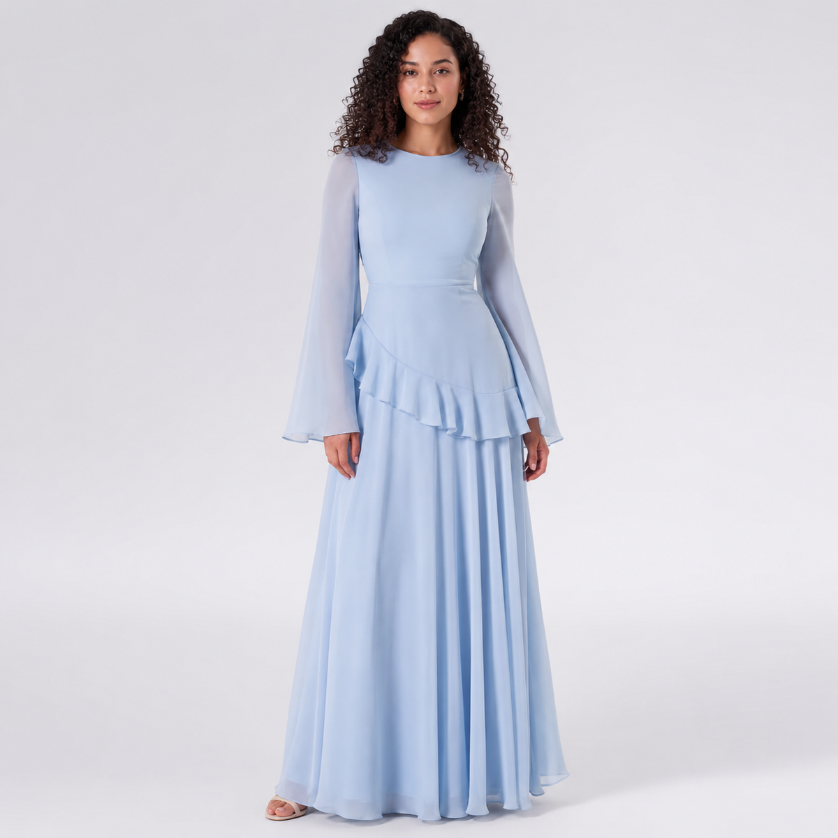 FLORENTINE Ruffle Maxi Dress