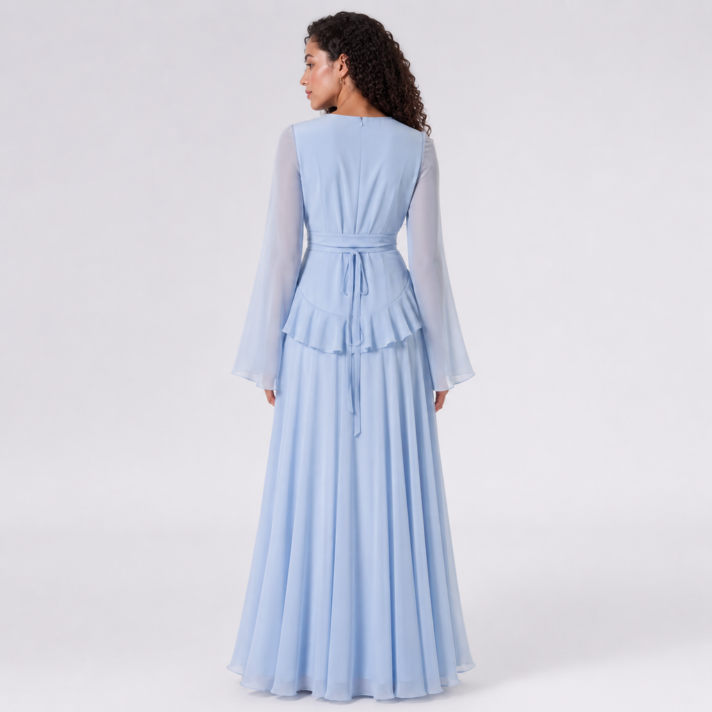FLORENTINE Ruffle Maxi Dress
