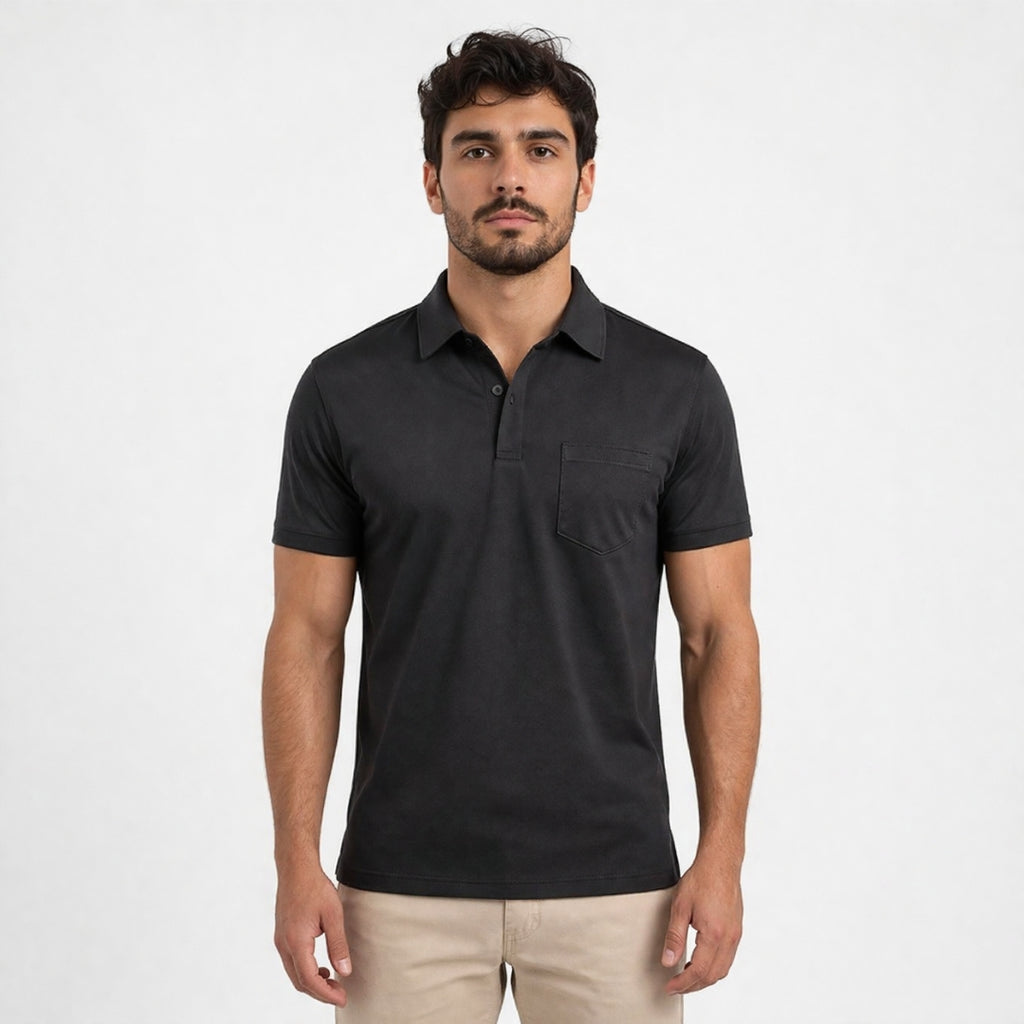 LUCAS Contrast Color Regular Fit Polo