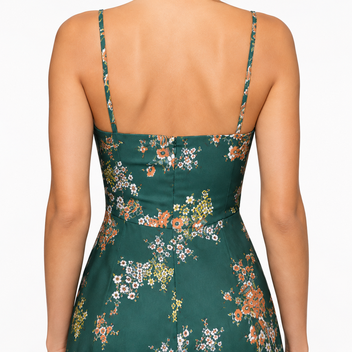 MADISSA Printed A-Line Midi Dress