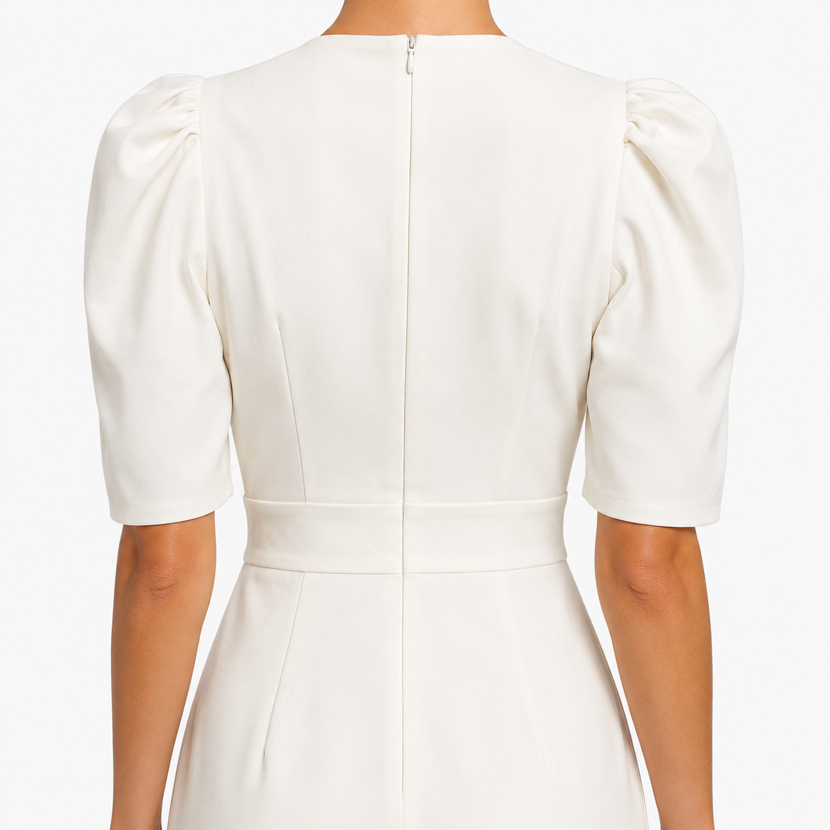 MAELLE V-Neck A-Line Midi Dress