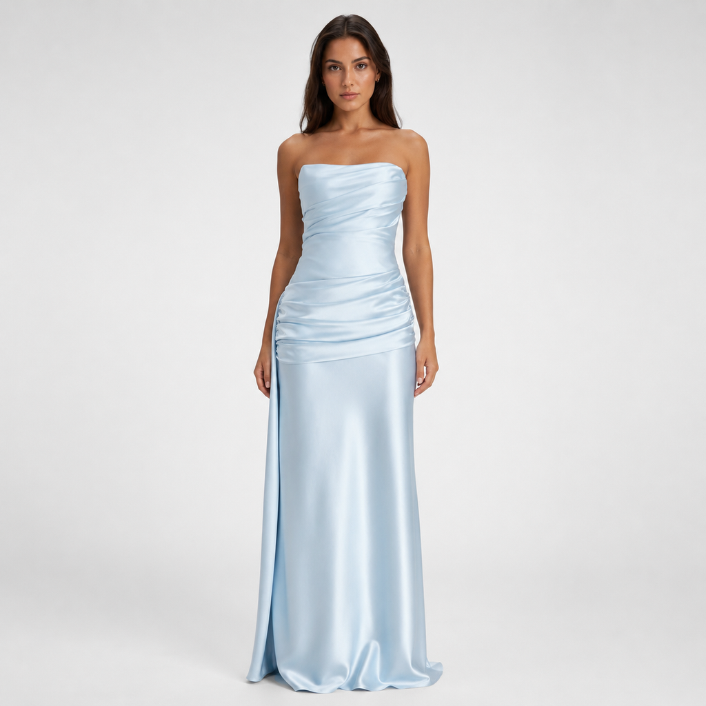 MARCELLA Backless A-Line Maxi Dress