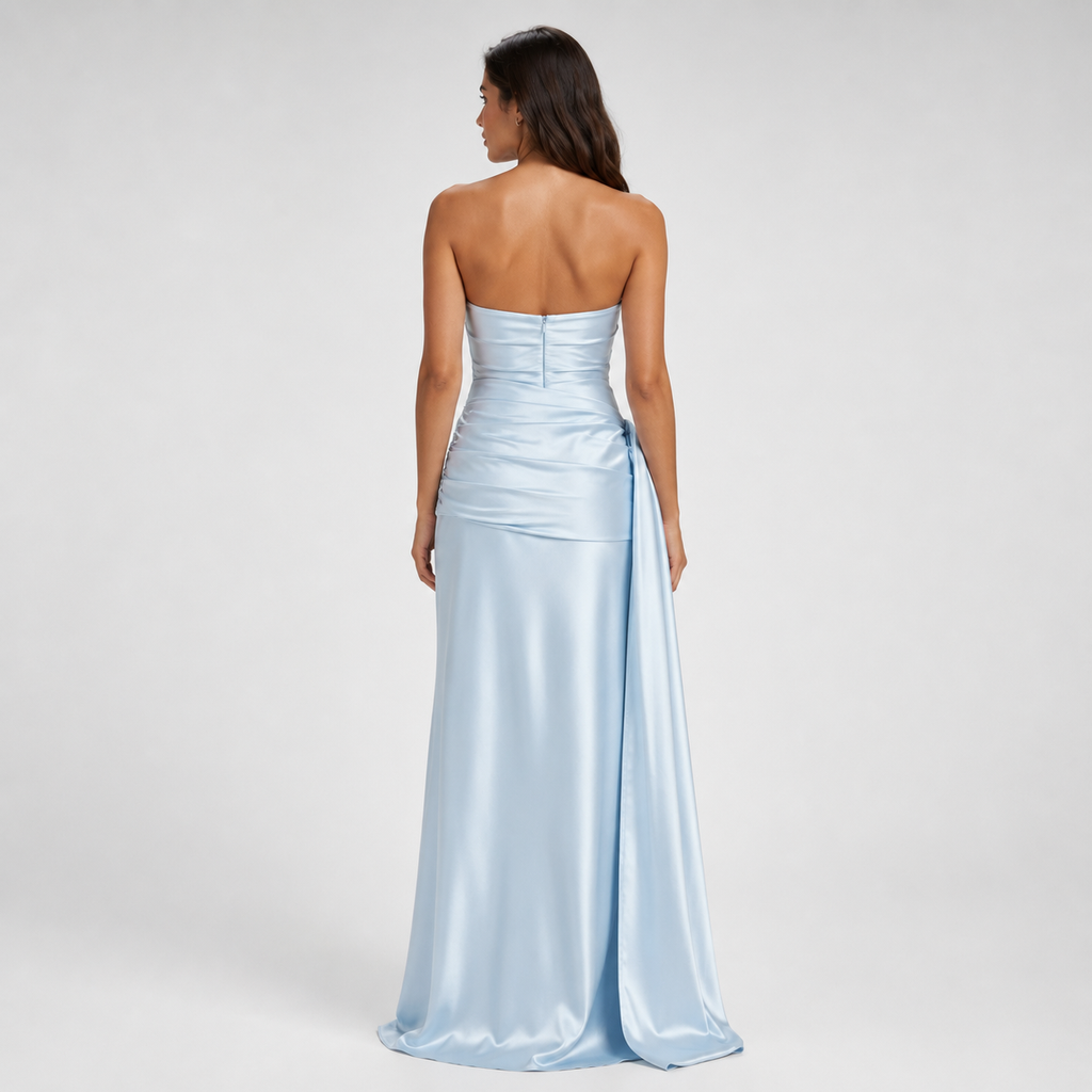 MARCELLA Backless A-Line Maxi Dress
