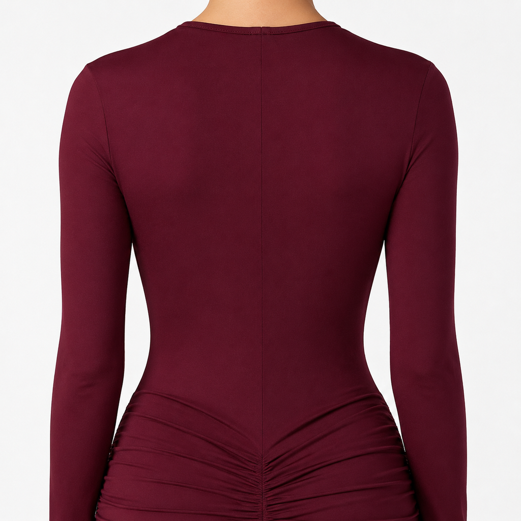MARGOT Backless Embroidered Mini Dress