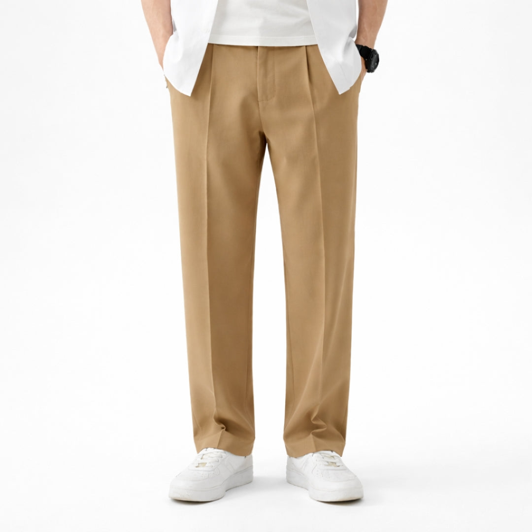 NOA Wide Loose Elastic Waist Pants