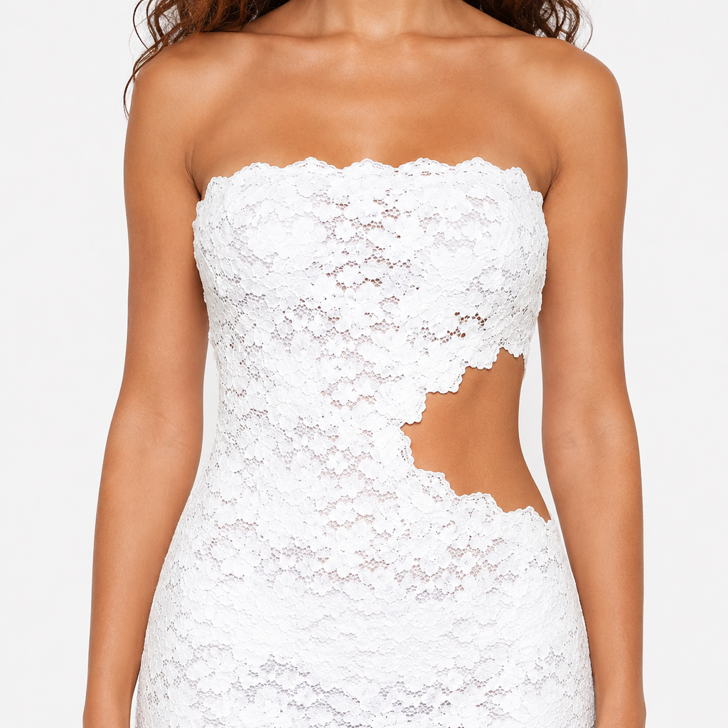 OPHELIA Strapless Backless Maxi Dress