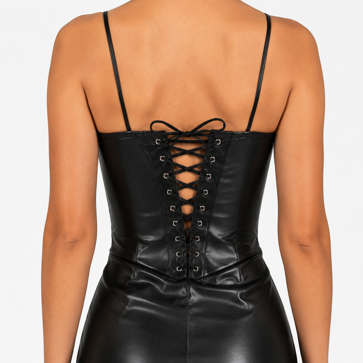 ROMILDA Strapless Bandage Midi Dress