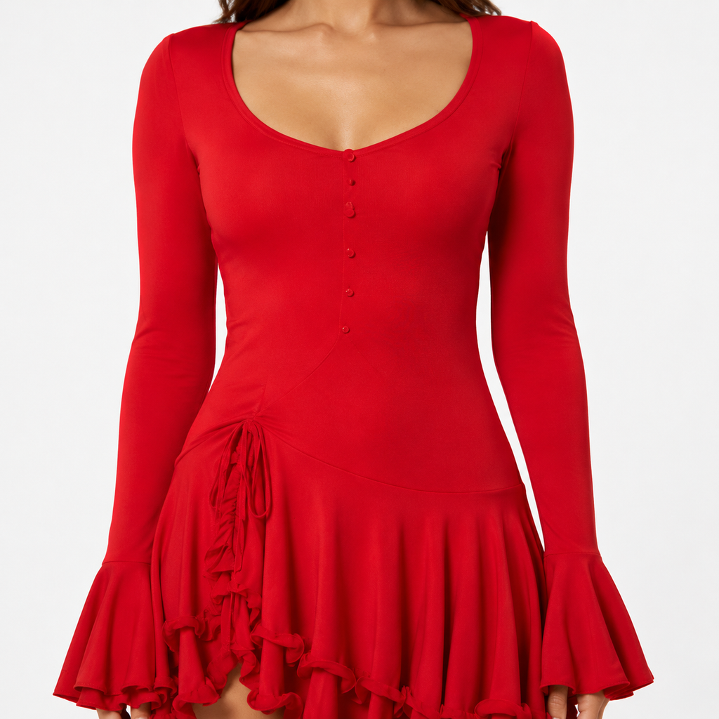 ROMILLY Long Sleeve Mini Dress