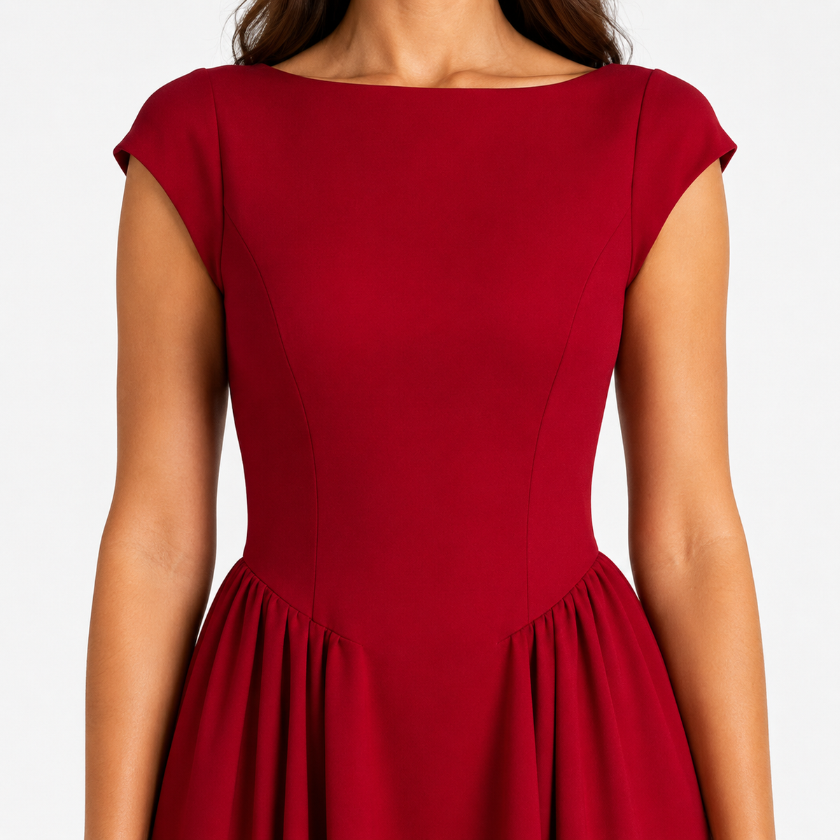 ROSELINDA Cutout A-Line Maxi Dress