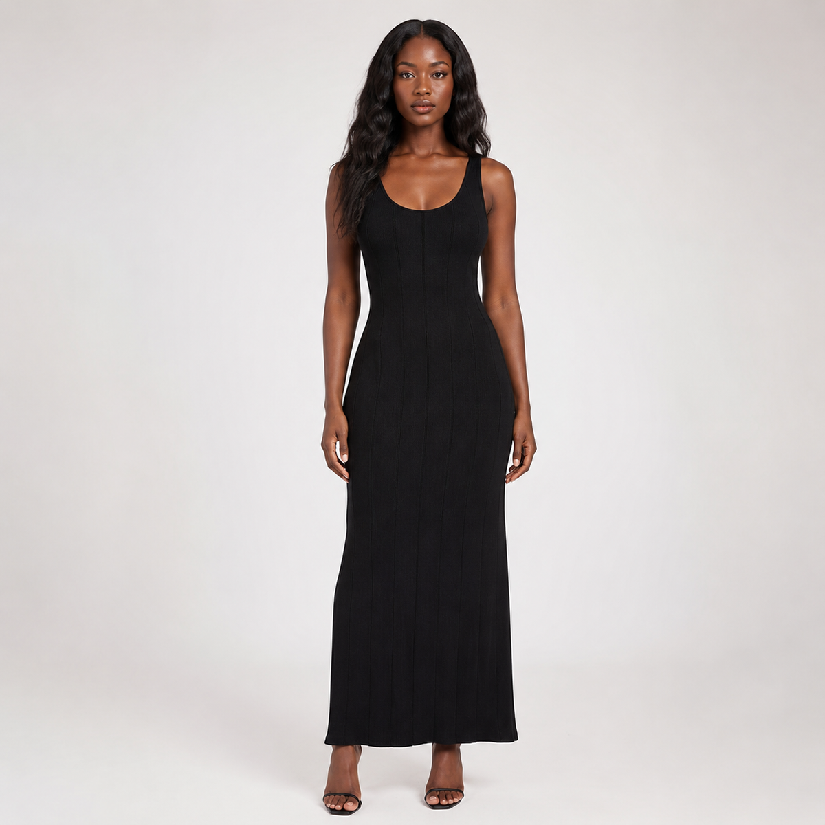 SABINE Backless Smooth Maxi Dress