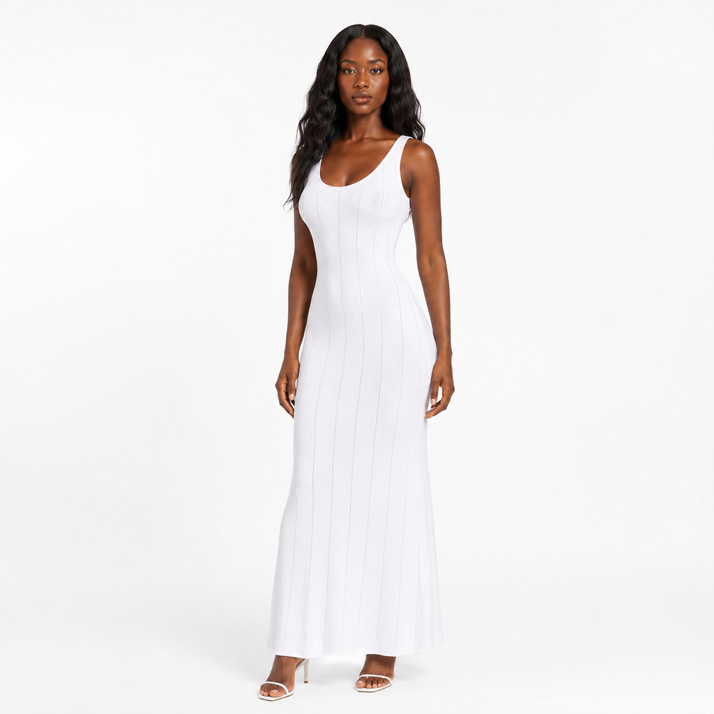 SABINE Backless Smooth Maxi Dress