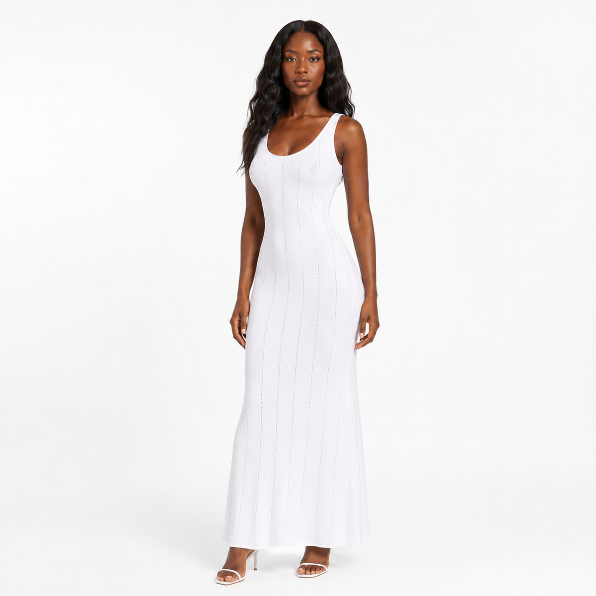 SABINE Backless Smooth Maxi Dress