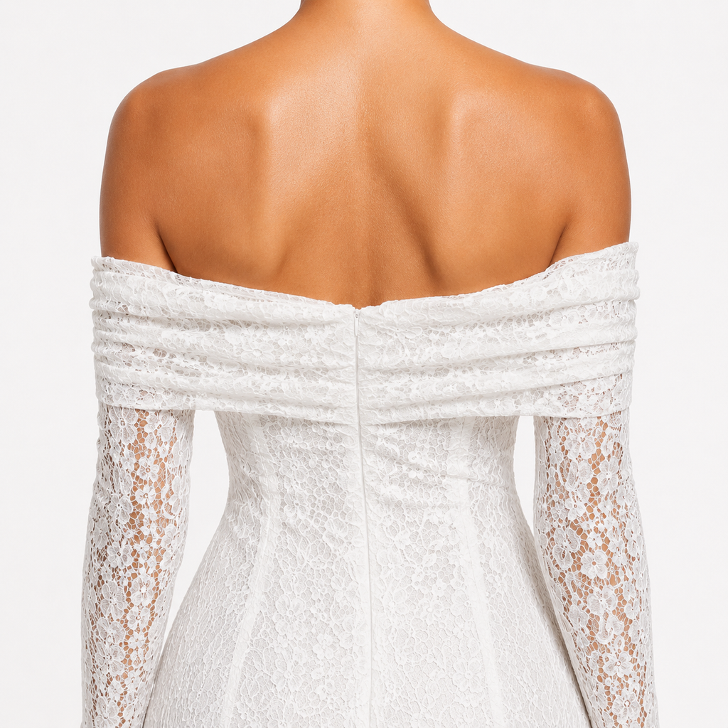 SCARLETT Square-Neck A-Line Mini Dress