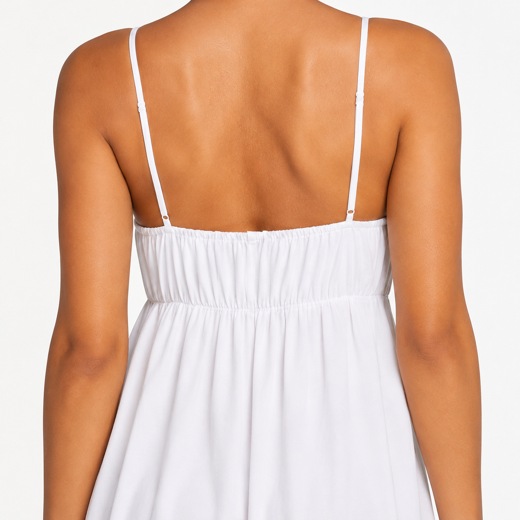 SELENE Backless Lace Mini Dress