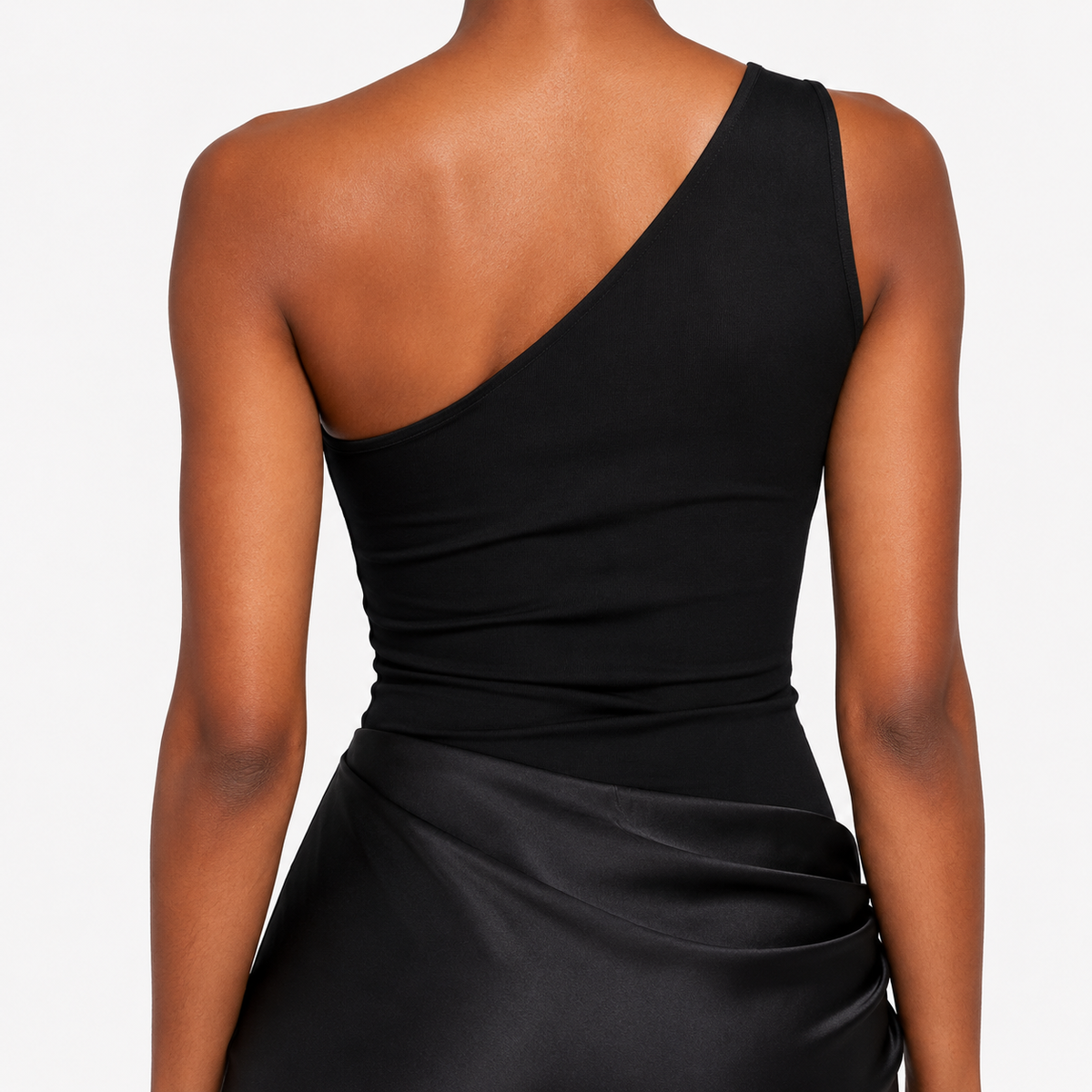 SORAYA Backless Satin Maxi Dress