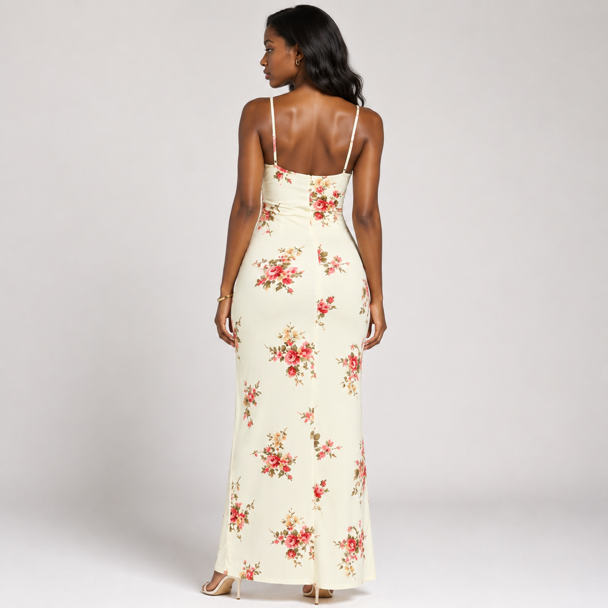 SORELLE Backless Bodycon Maxi Dress