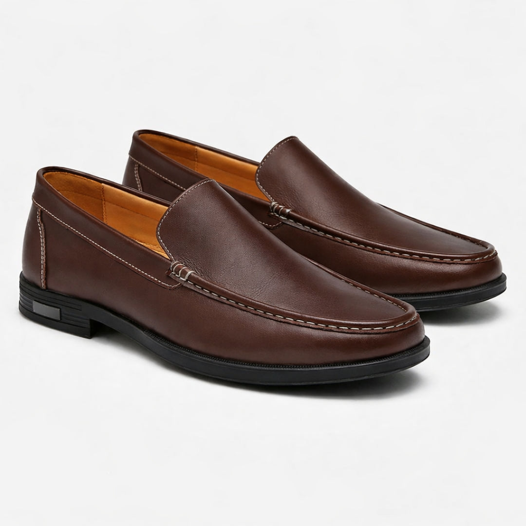 THEO Breathable Leather Loafers