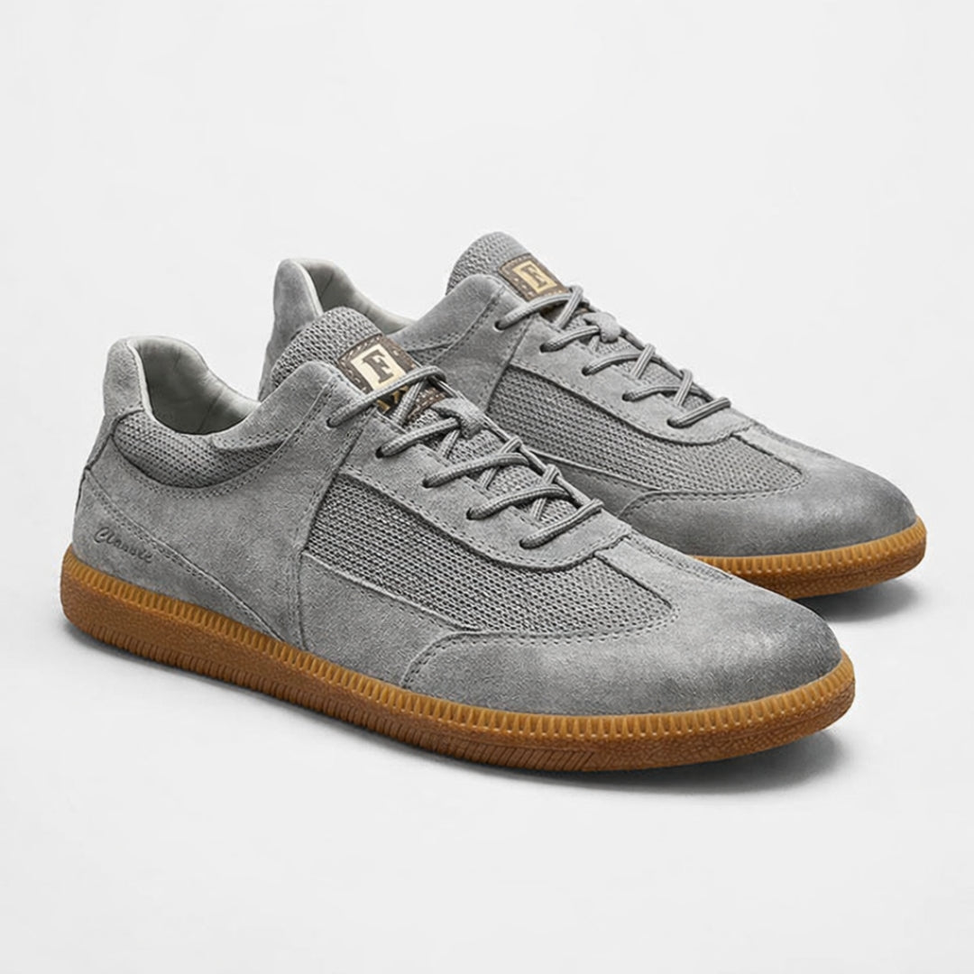 THEO Leather Breathable Lace-Up Shoes