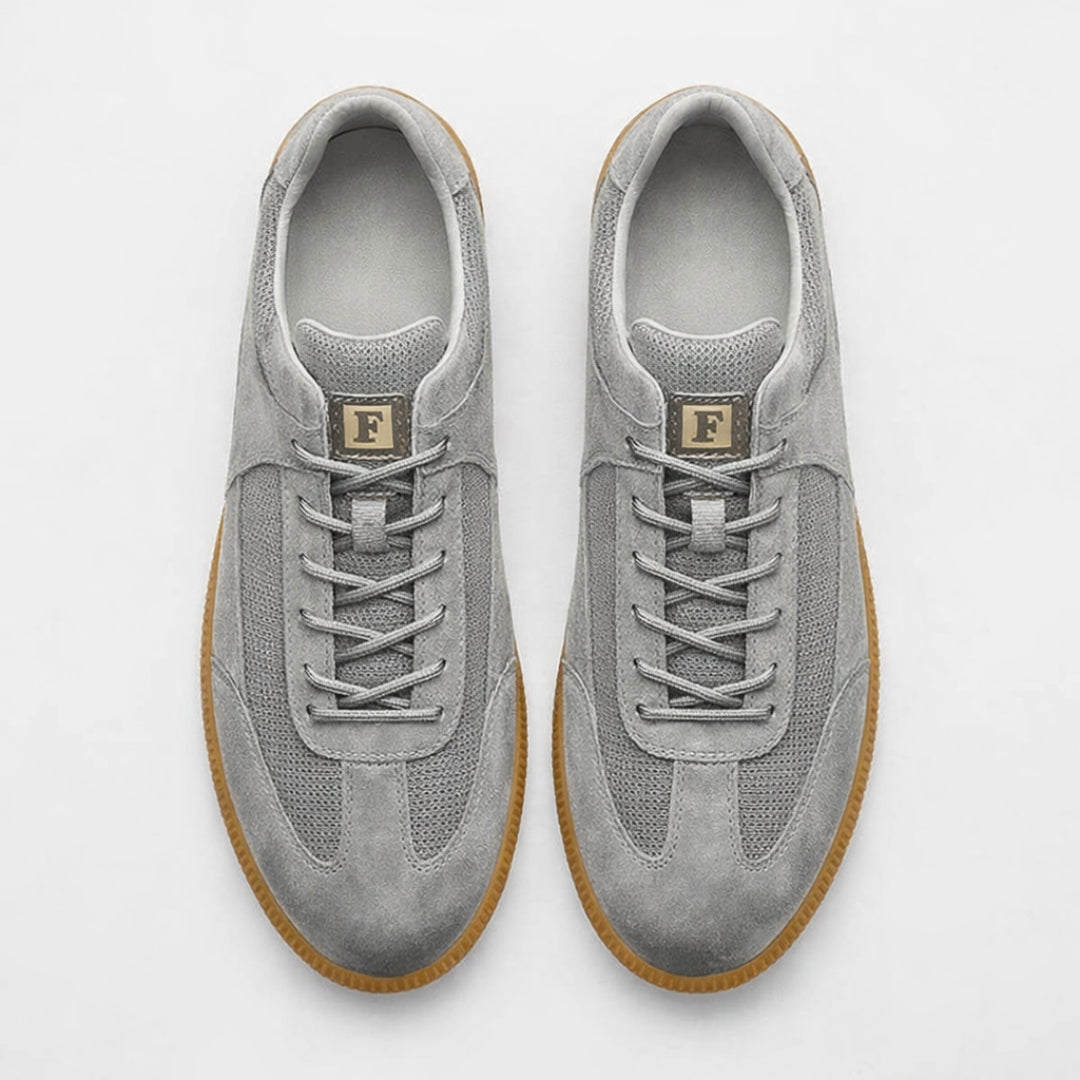 THEO Leather Breathable Lace-Up Shoes
