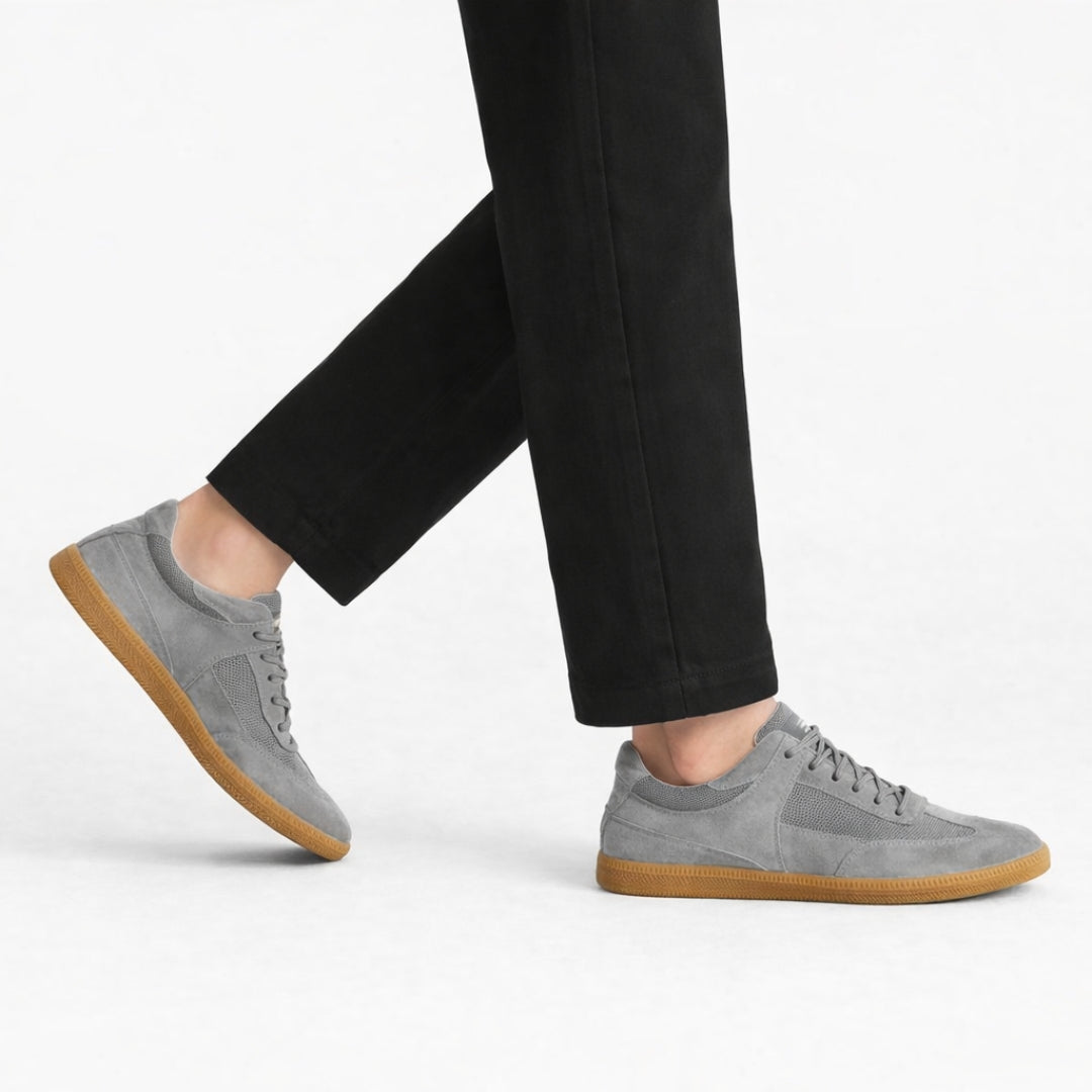 THEO Leather Breathable Lace-Up Shoes