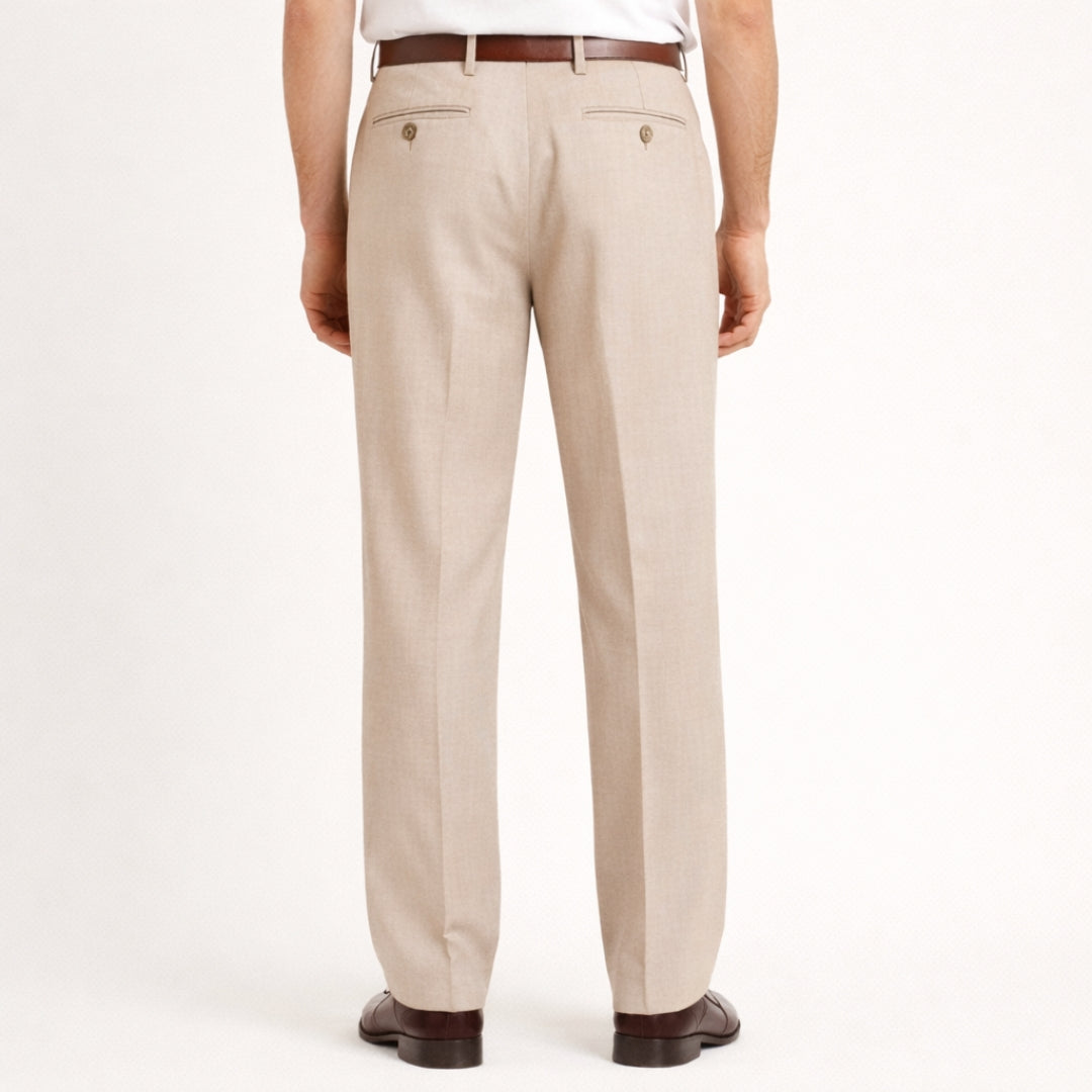 THEO Linen Pleated Pants