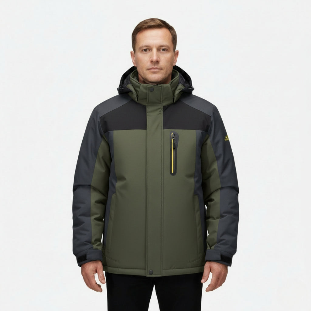 THEO Detachable Hood Zip Jacket