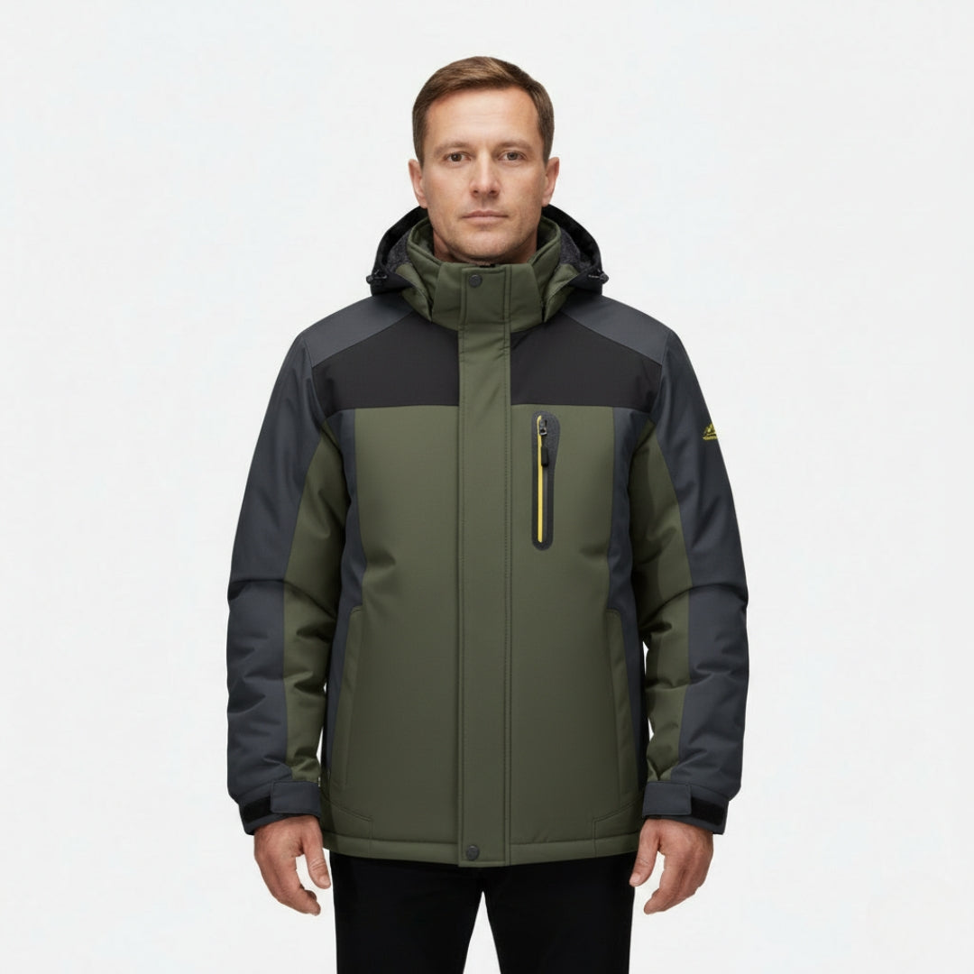 THEO Detachable Hood Zip Jacket