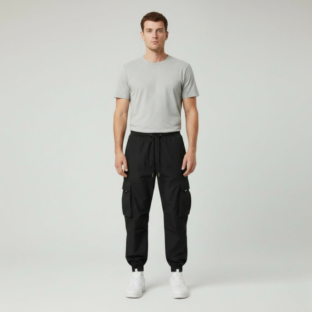THEO Drawstring Cargo Pants With Pockets