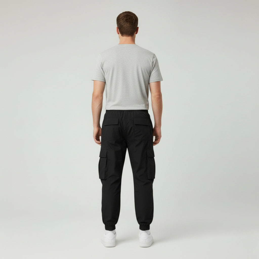 THEO Drawstring Cargo Pants With Pockets