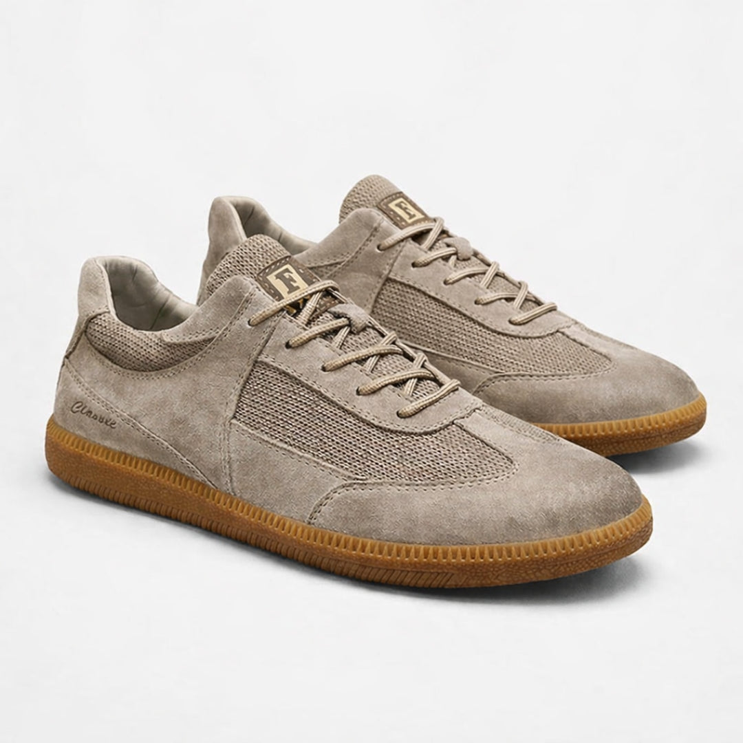 THEO Leather Breathable Lace-Up Shoes