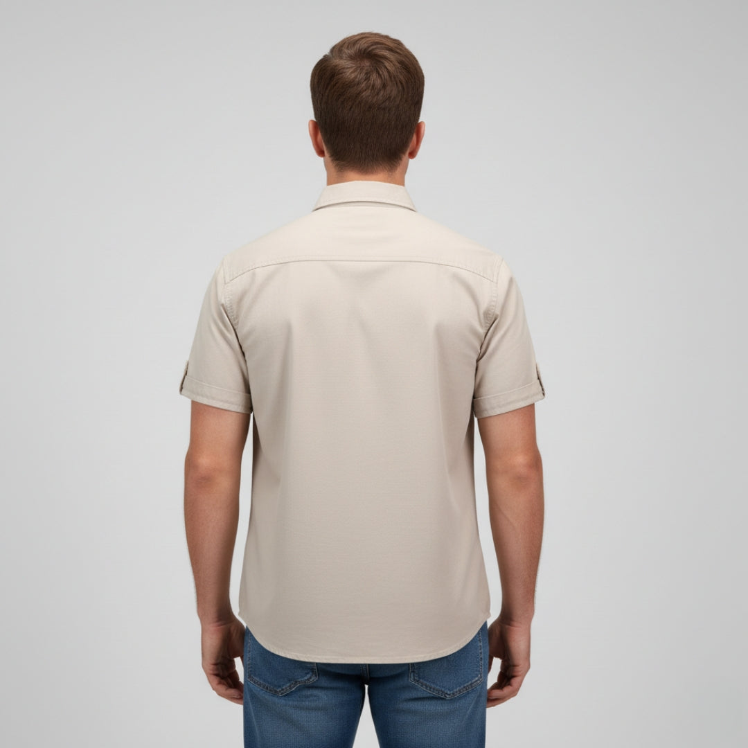 THEO Short Sleeve Button Up Shirt