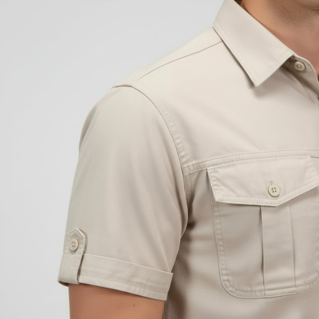 THEO Short Sleeve Button Up Shirt