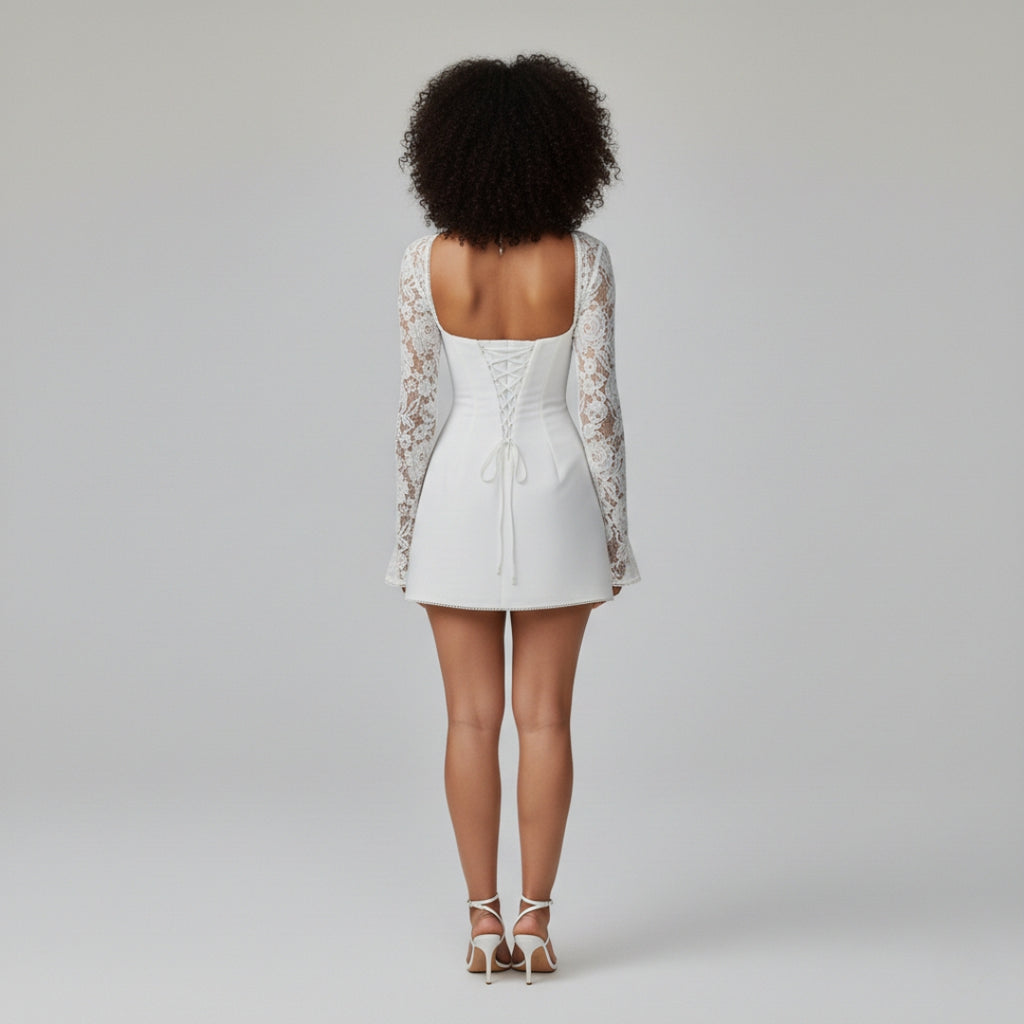 MILA Boho Cotton Blend Ankle Dress