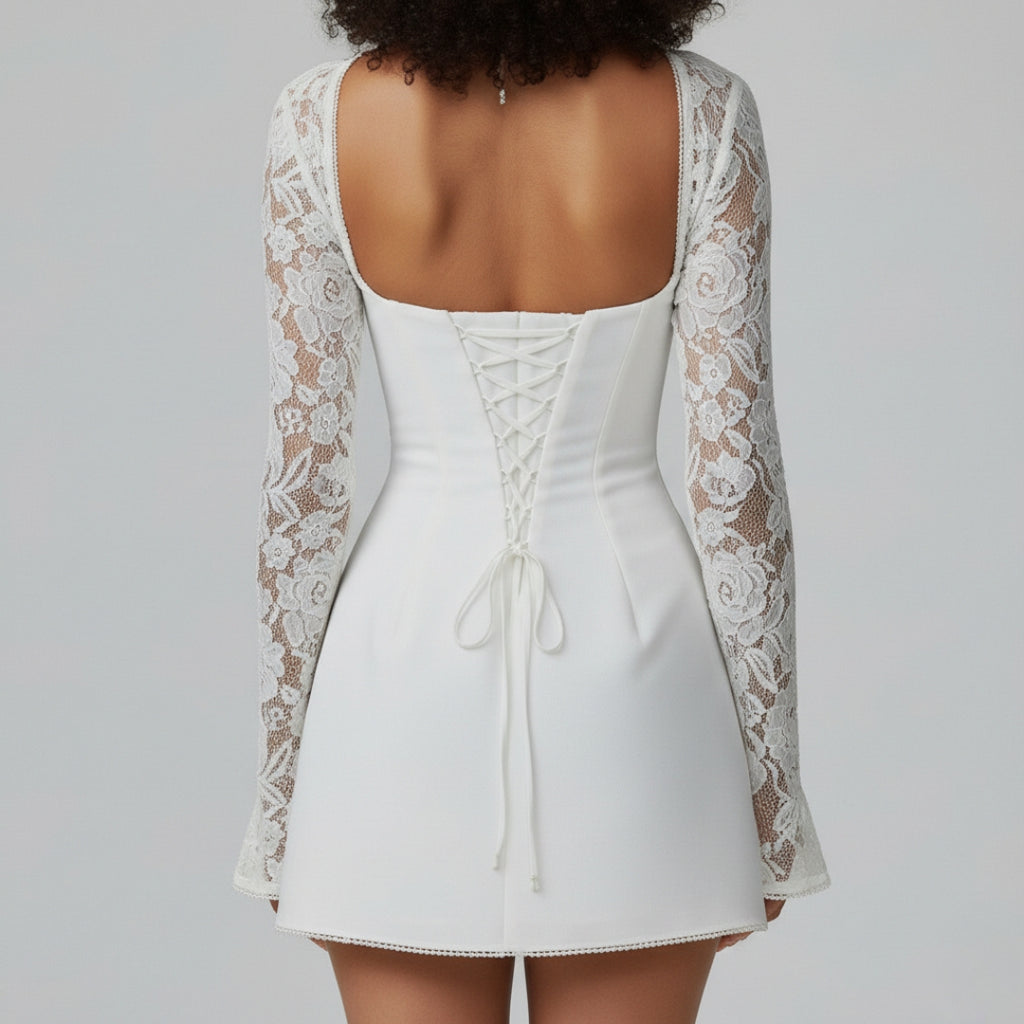 MILA Boho Cotton Blend Ankle Dress