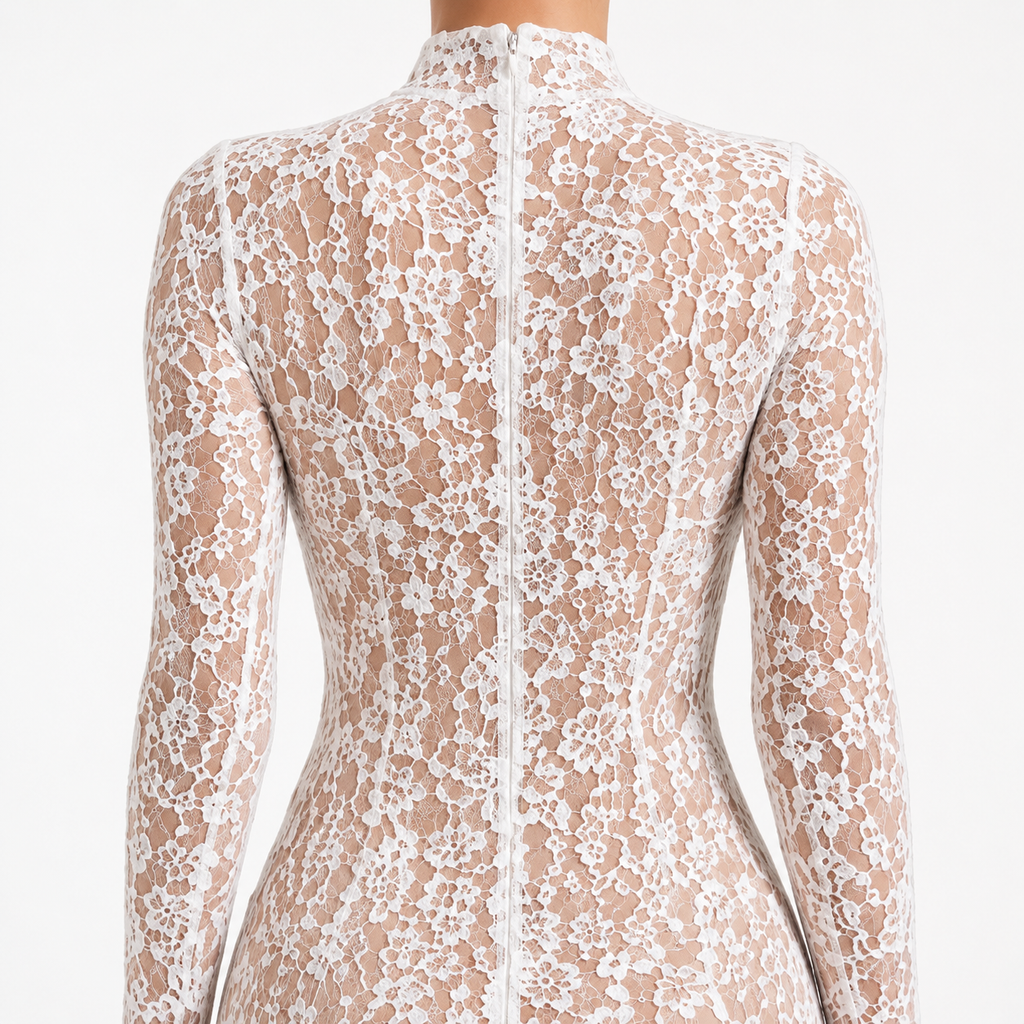 VERENA Long Sleeve Midi Dress