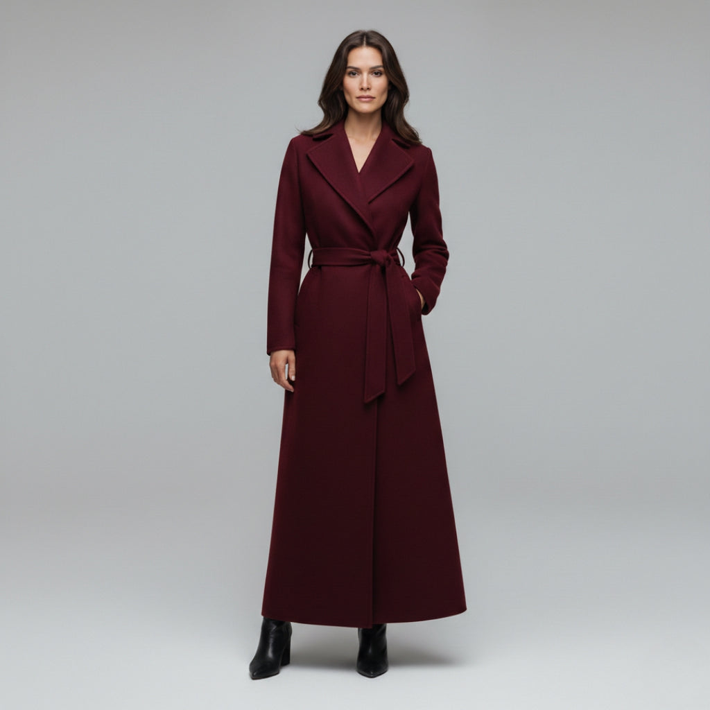 VICTORIA Double Breasted Long Coat