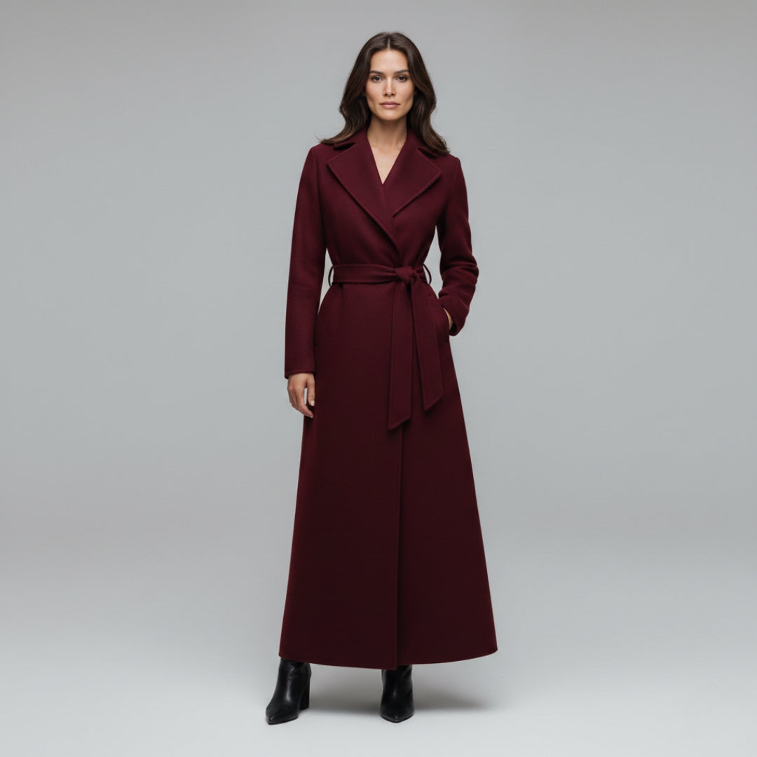 VICTORIA Double Breasted Long Coat