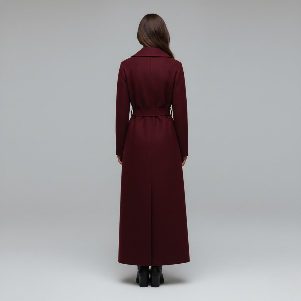 VICTORIA Double Breasted Long Coat